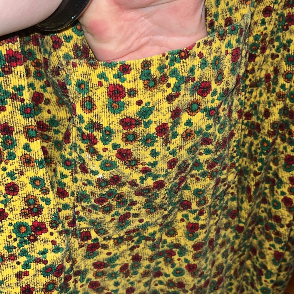 Amazing vintage corduroy duster/robe handmade - Picture 5 of 8